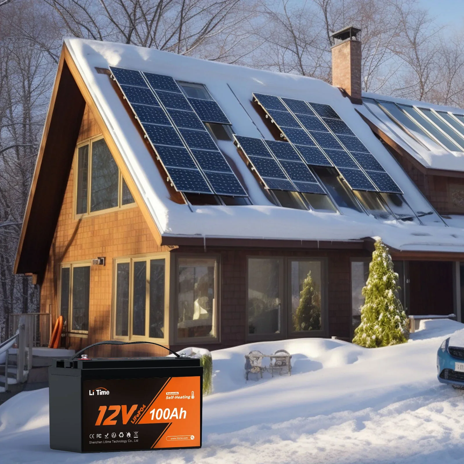LiTime 12V 100Ah Self Heating Lithium Battery, Low Temperature Protection - Image 11