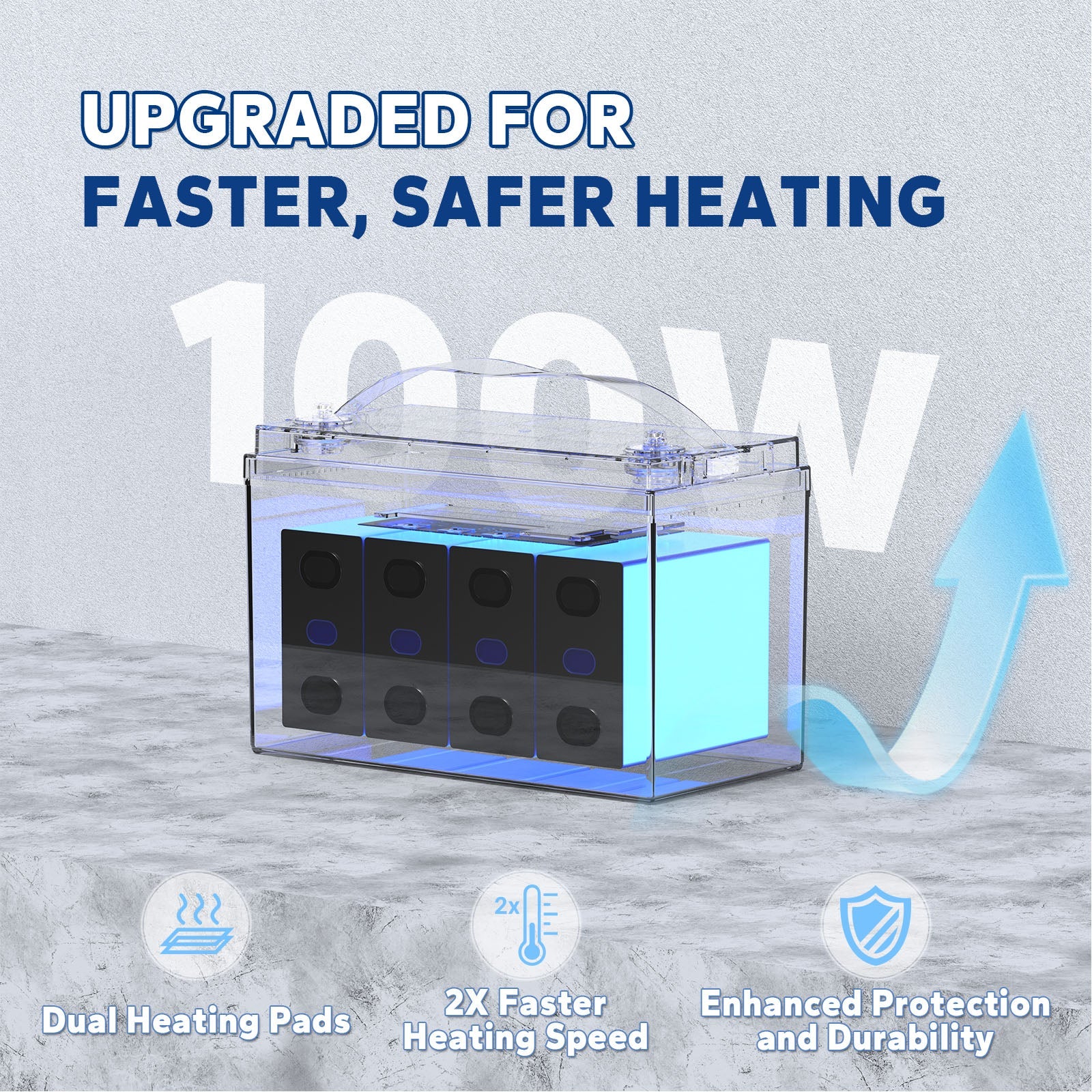 LiTime 12V 100Ah Self Heating Lithium Battery, Low Temperature Protection - Image 7