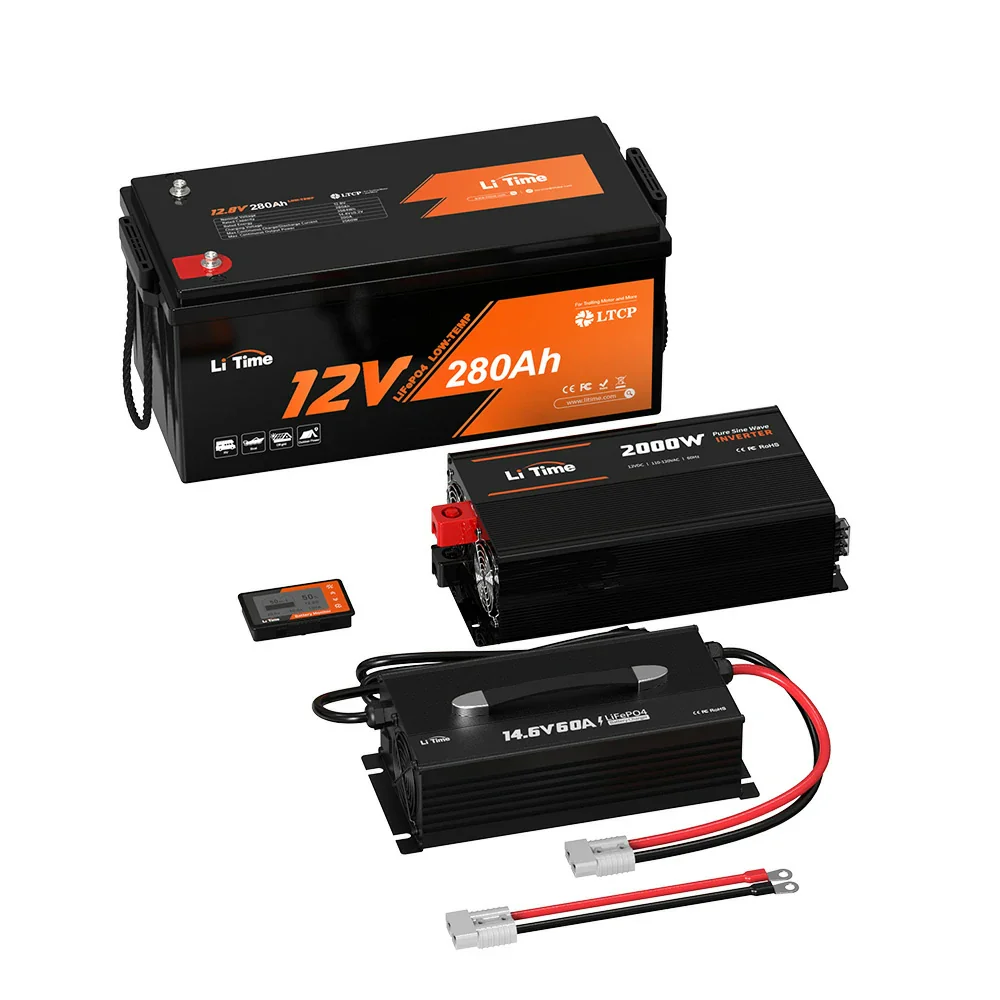 LiTime 12V 280Ah Plus Low-Temp Protection Lithium Battery - Image 9