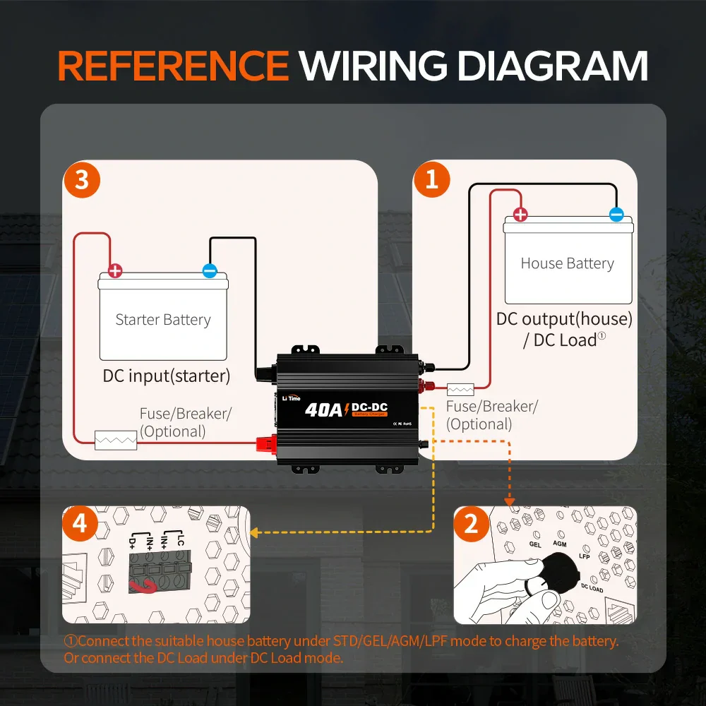 LiTime 12V 40A DC to DC Battery Charger - Image 3