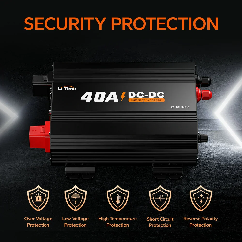 LiTime 12V 40A DC to DC Battery Charger - Image 4