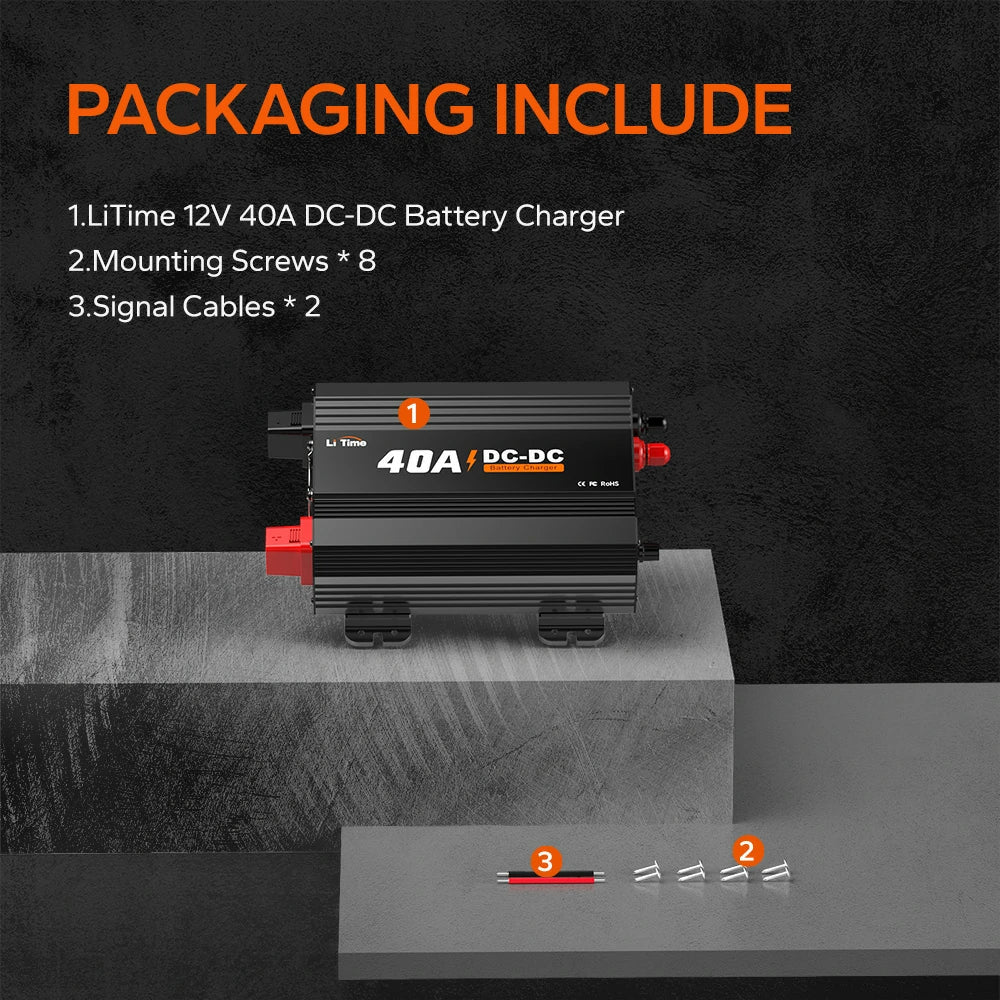 LiTime 12V 40A DC to DC Battery Charger - Image 7