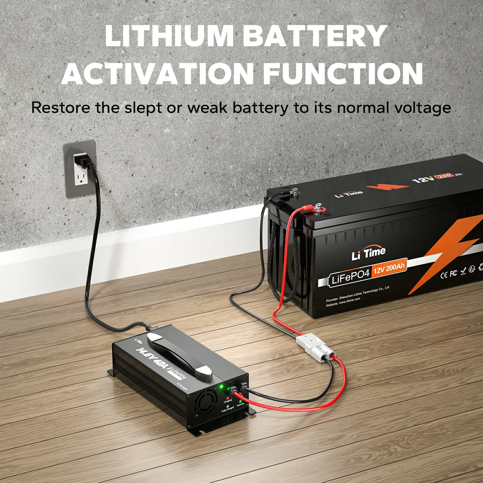 LiTime 12V(14.6V) 40A Lithium Battery Charger - Image 7