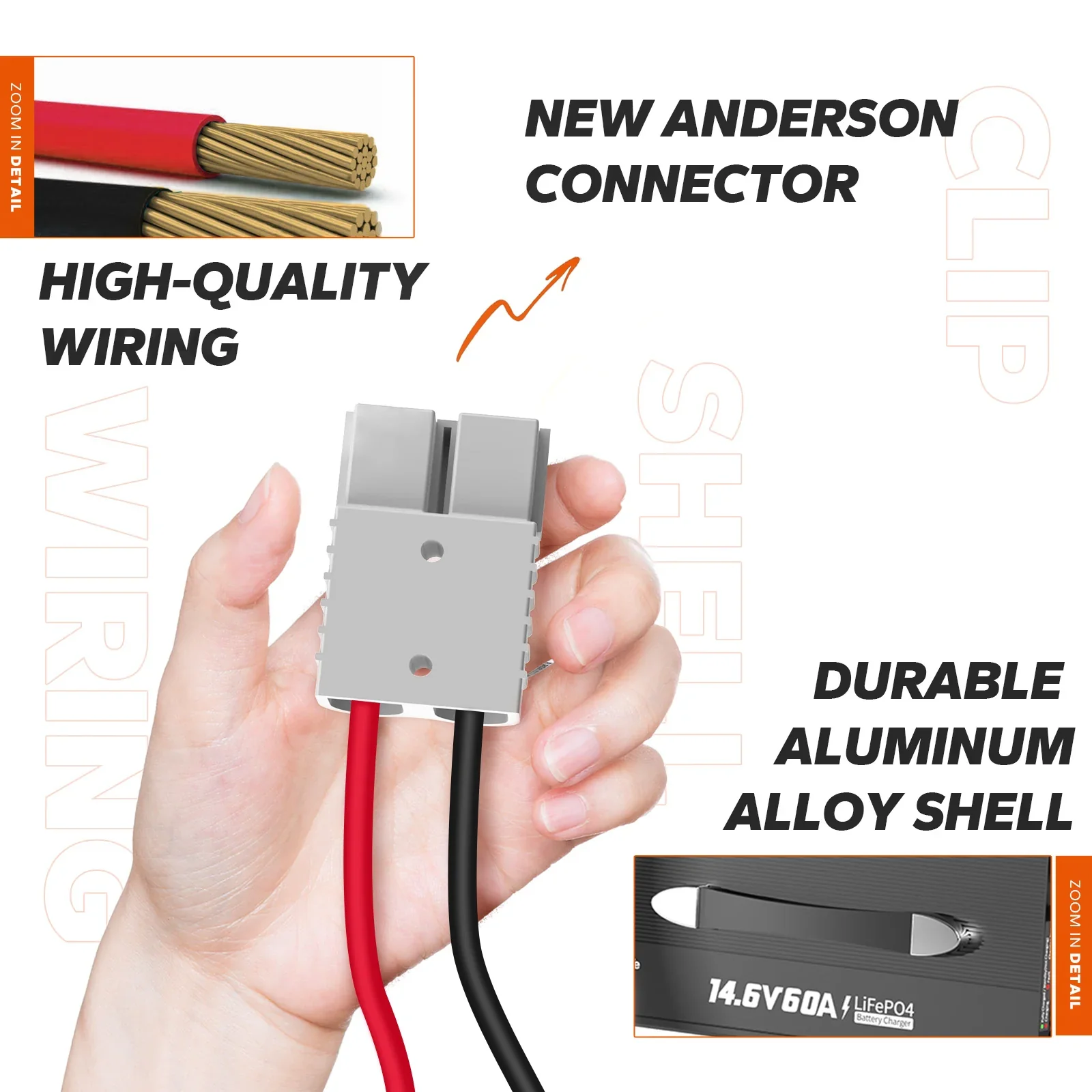 LiTime 12V 60A Lithium Deep Cycle Smart Battery Charger - Image 7