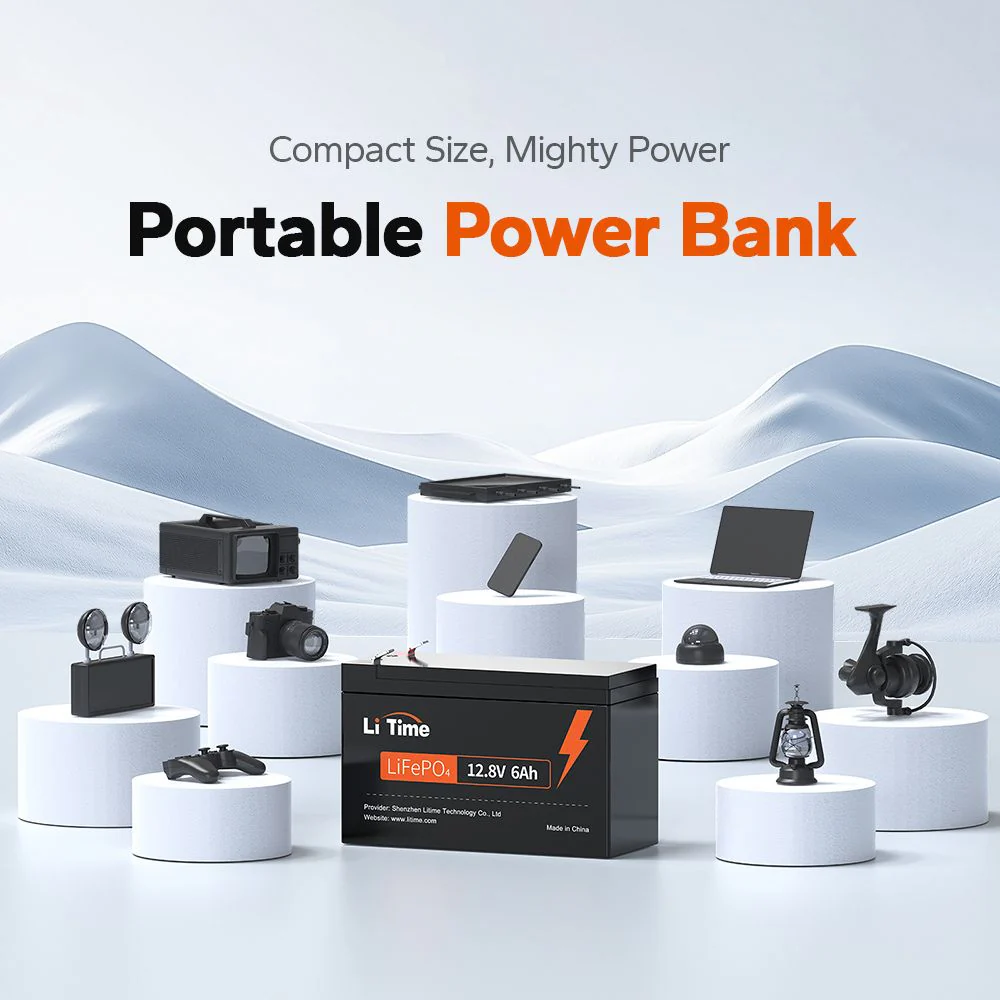 LiTime 12V 6Ah Deep Cycle Lithium Battery - Image 9