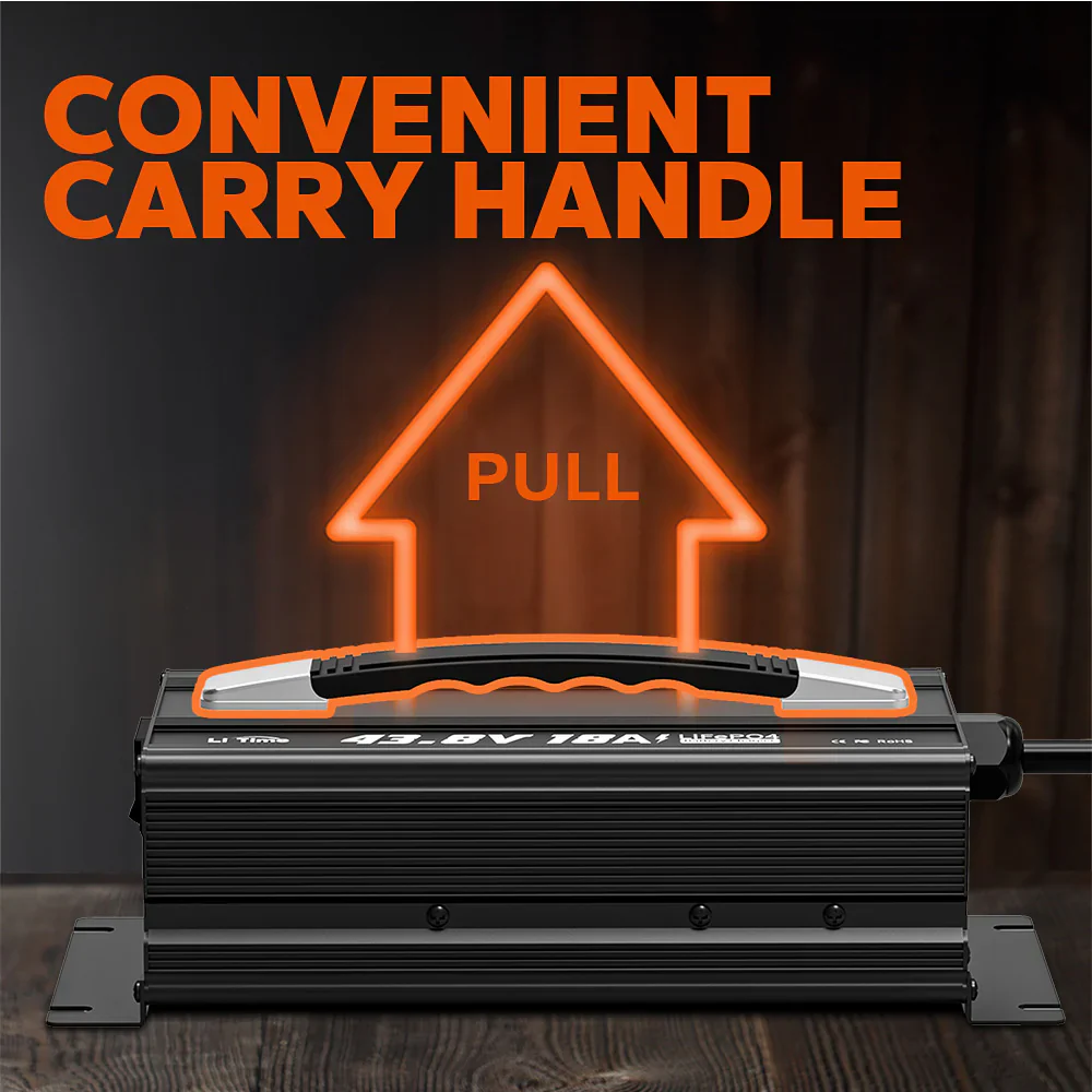 LiTime 36V (43.8V) 18A Lithium Golf Cart Battery Charger - Image 6